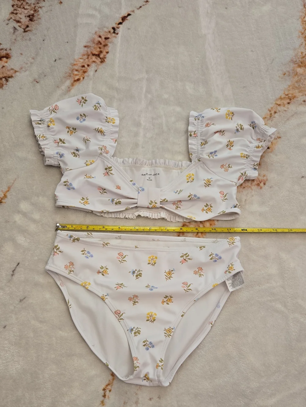 Janie  And Jack Girls Swim Suit Size 10